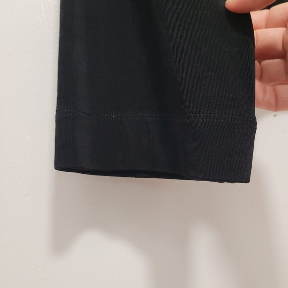 Chicos Travelers Top Women Plus size 3 Long Sleeve Acetate Black Button - Picture 4 of 7